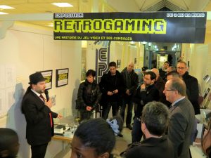 Inauguration de l'exposition retrogaming de St Apollinaire