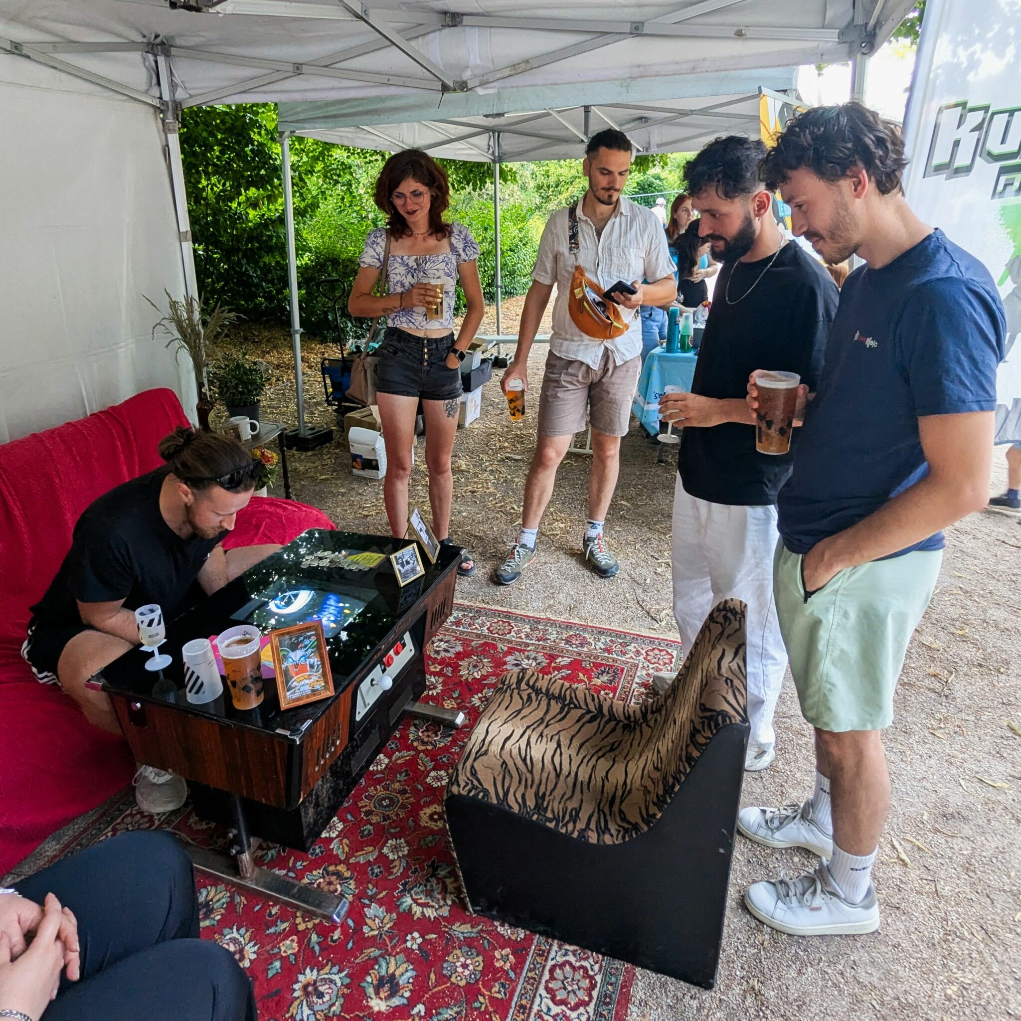 Animation Arcade & Café au festival Kultur’ Mix organisé par la ville de Dijon