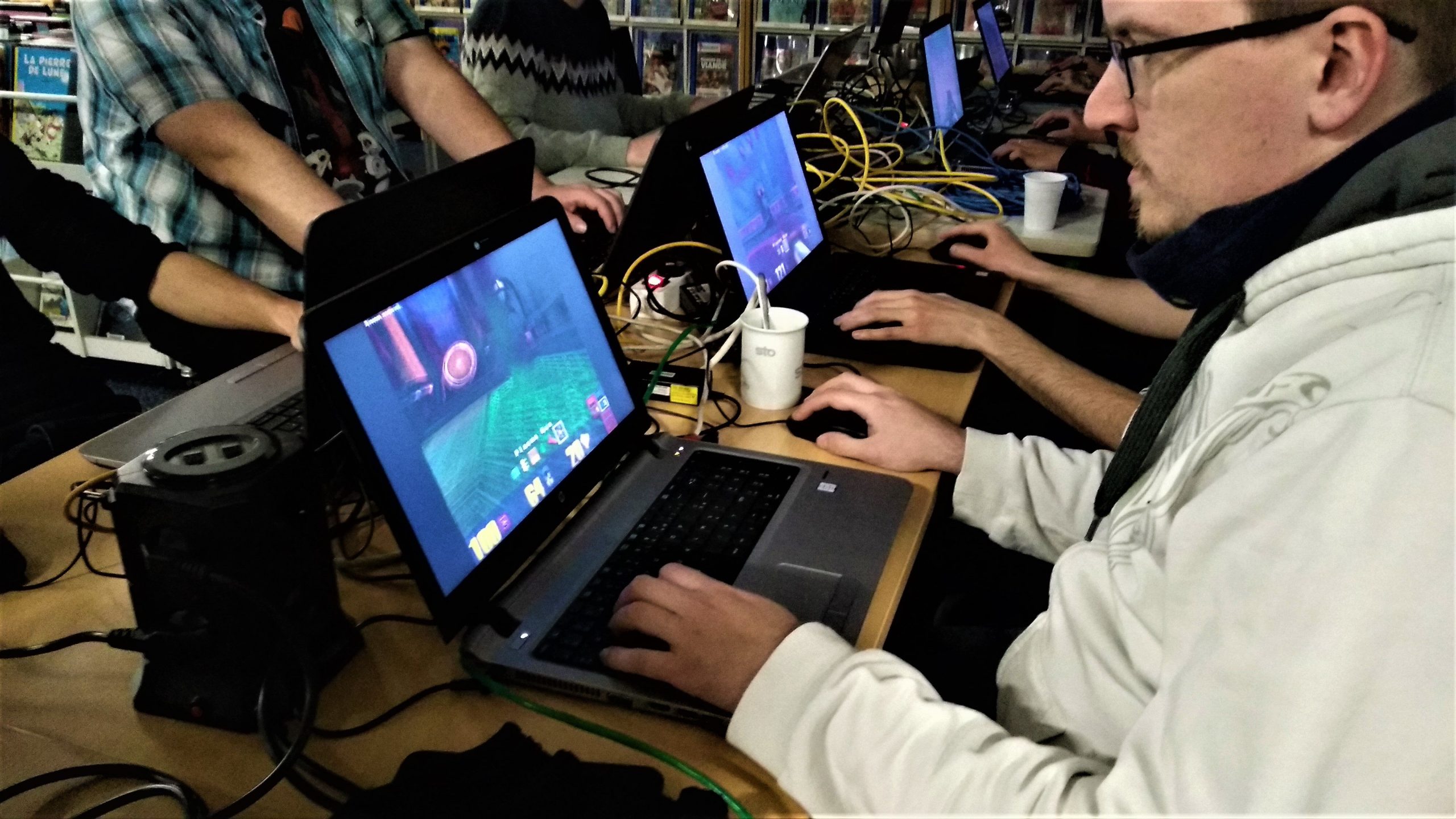 Lan Quake III à la bibliothèque Mansart de Dijon